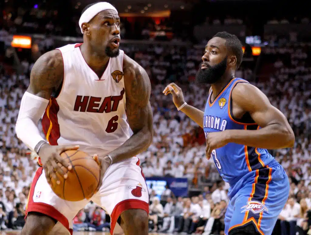 Although having a stellar roster, the Miami Heat and LeBron proved too much for the Thunder in 2012 NBA Finals.