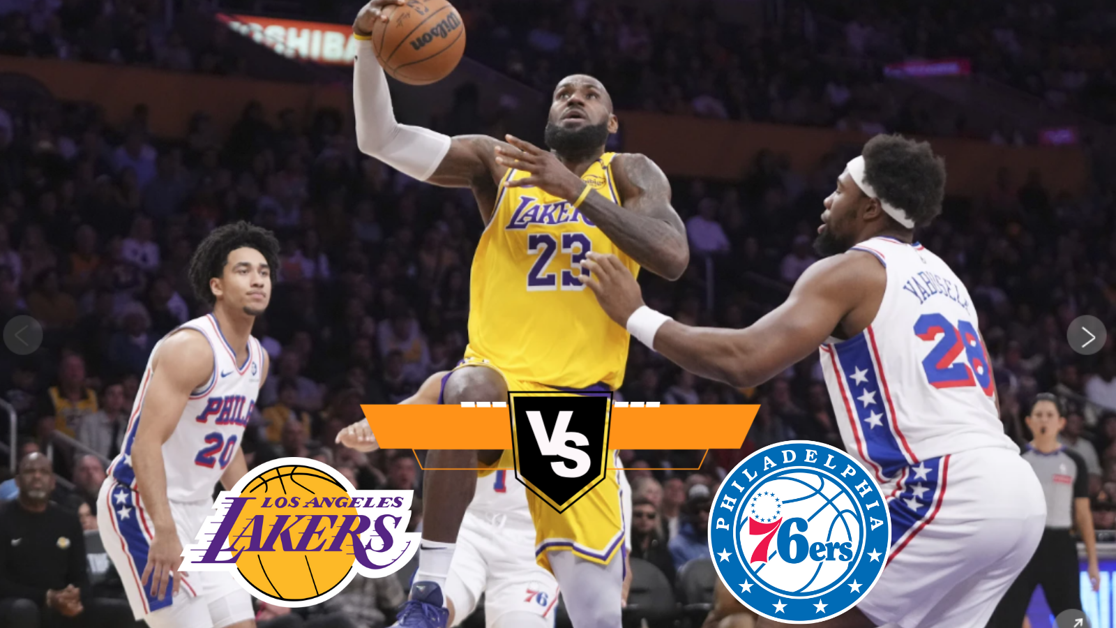 Lakers v 76ers