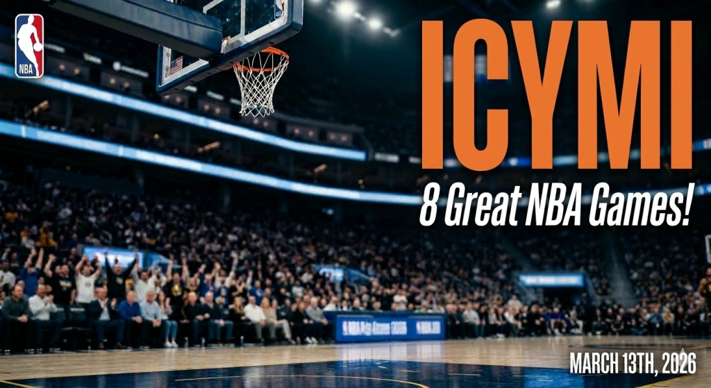 NBA Scores and Game Recaps for March 13, 2026